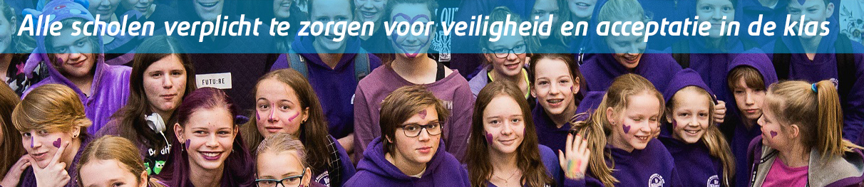 Alle scholen vanaf nu verplicht te zorgen voor veiligheid en acceptatie LHBTI-personen in de klas